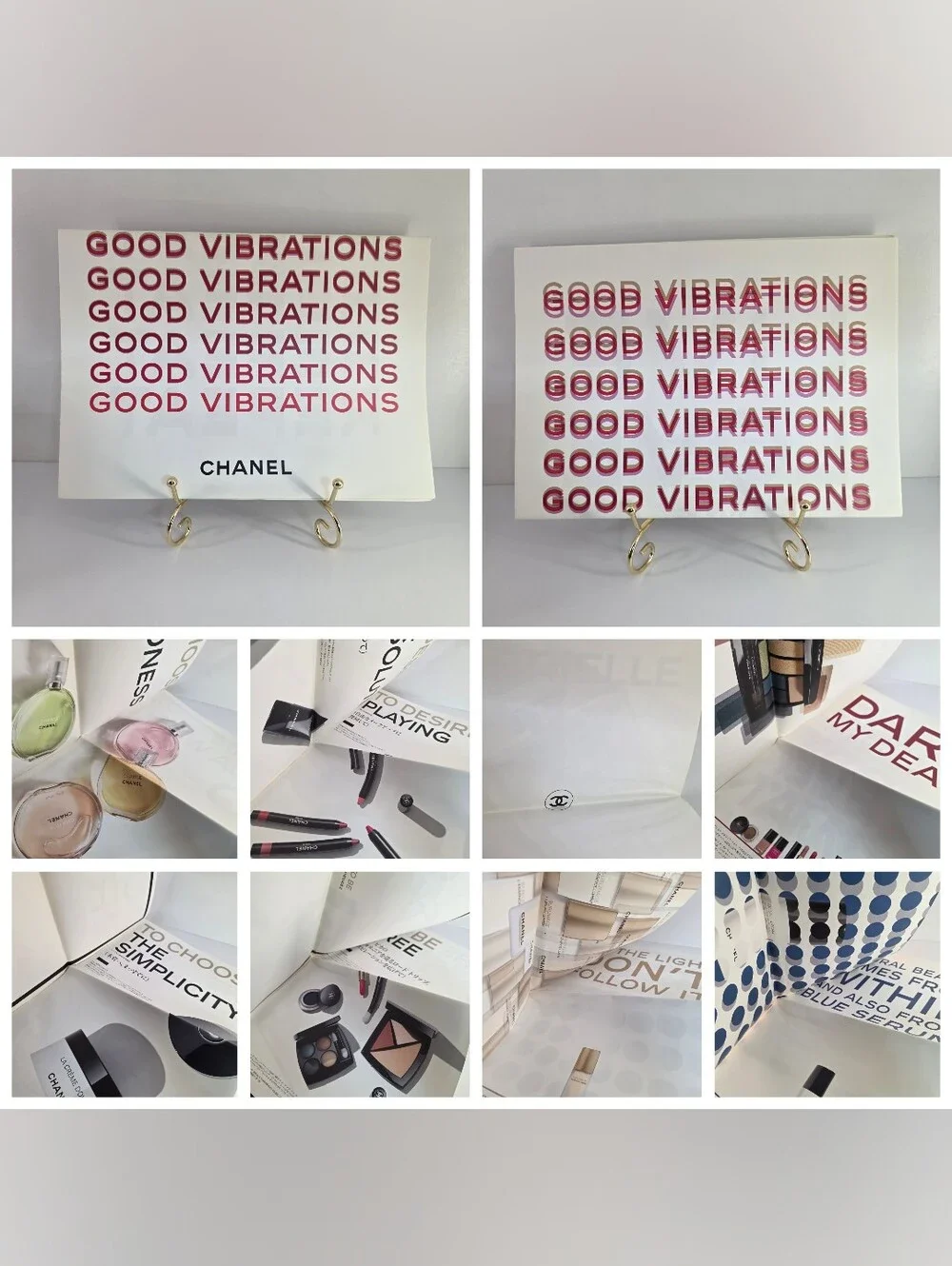 Authentic Chanel Collectible Beauty Catalog And Magazines- 12 Set